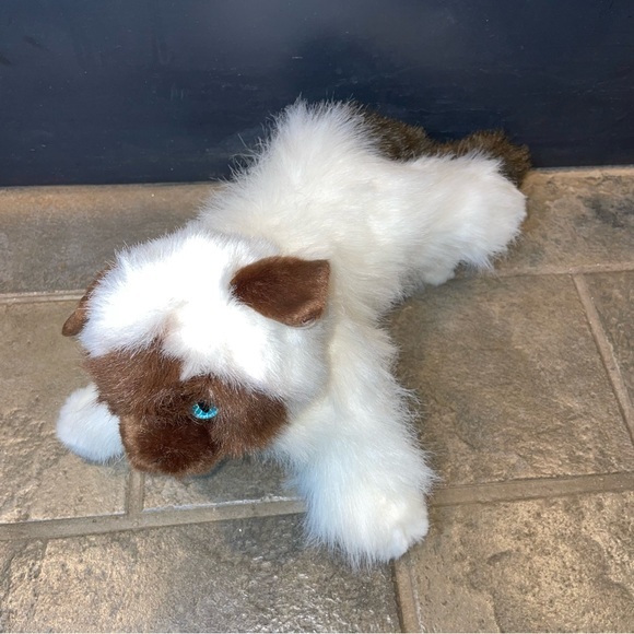 Aurora - Flopsie Bella Birman Cat plush blue‎ eyes stuff animal white brown - Picture 3 of 9